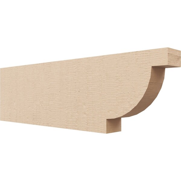 Ekena Millwork 2in. W x 6in. H x 20in. L Alpine Woodgrain TimberThane Rafter Tail, Primed Tan RFTUR02X06X20ALPRCPR - main